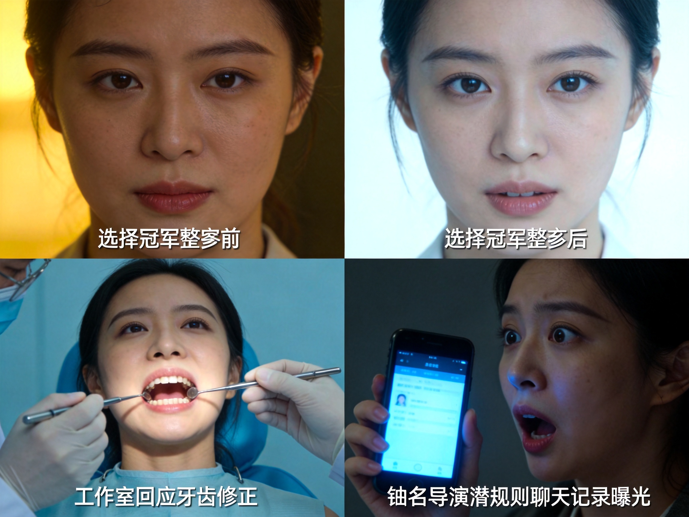 选秀冠军整容前后对比照